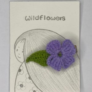 Handmade Crochet Hair Clip – "Wildflowers" Collection