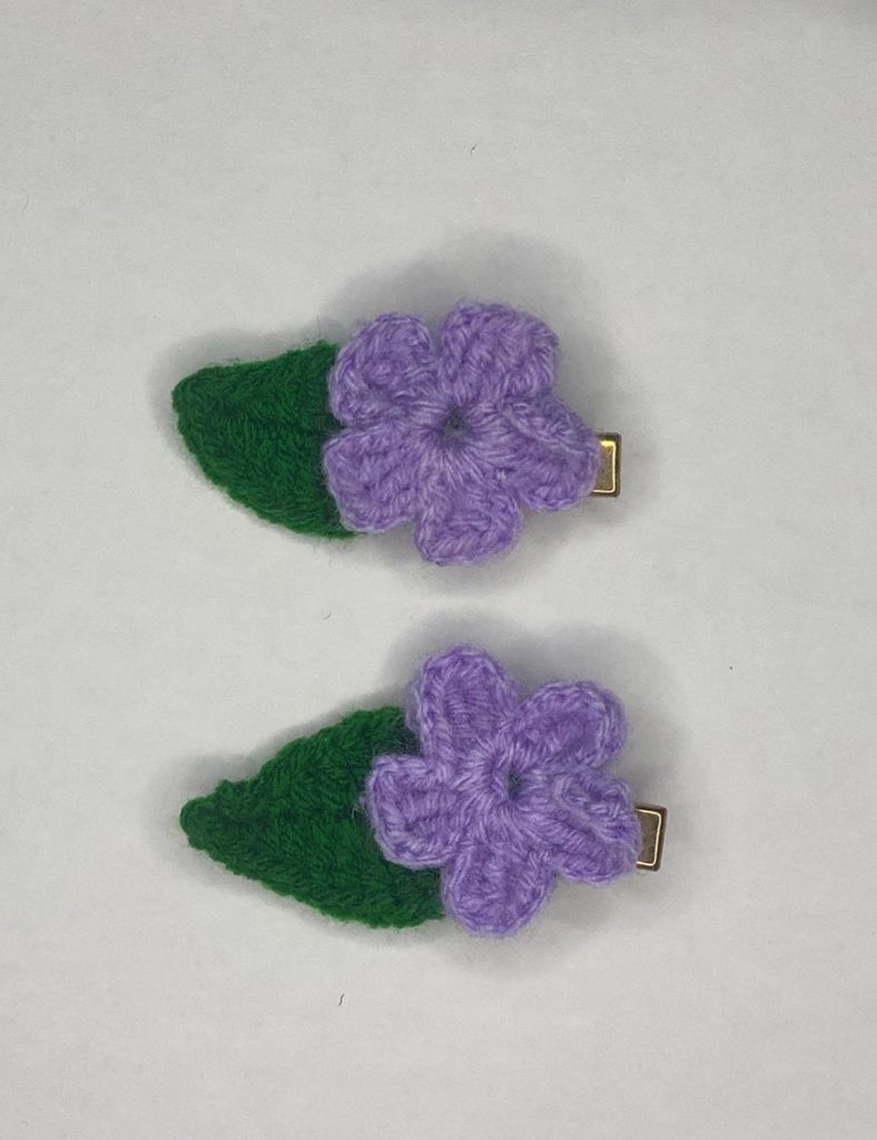 Handmade Crochet Hair Clip